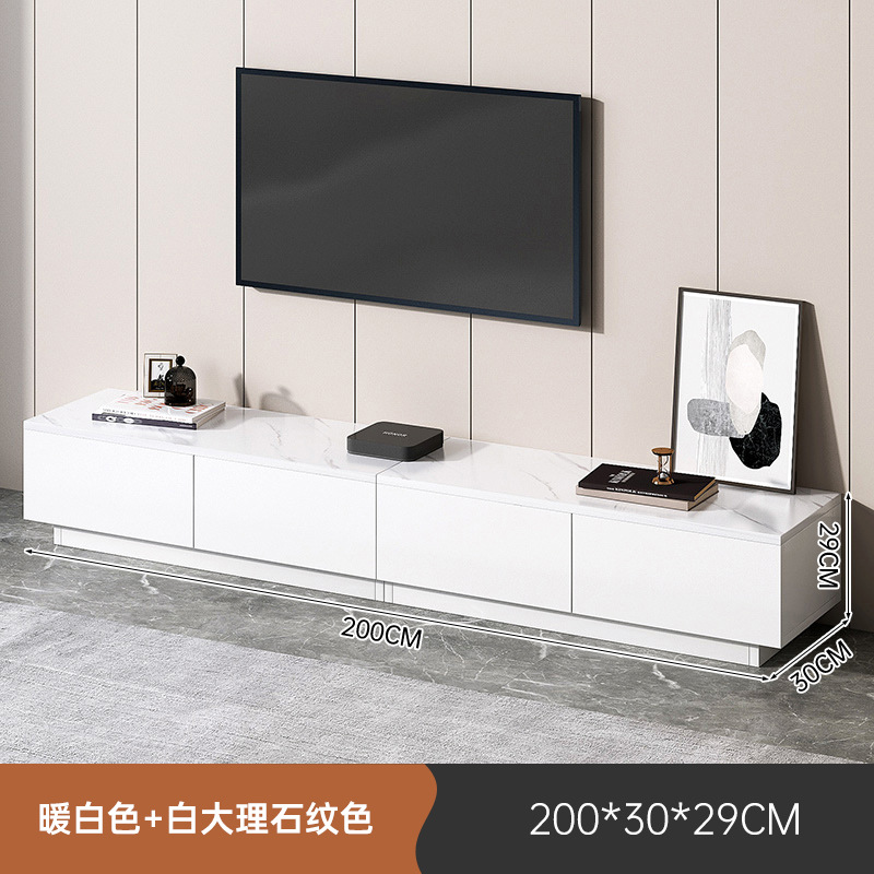 Gabinete de TV sala de estar Hogar Moderno minimalista 2024 nueva mesa de piso pequeño apartamento nórdico estilo de registro gabinete de TV