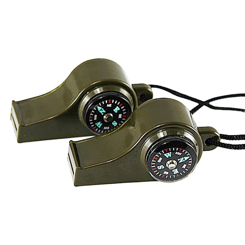 Three-in-one whistle outdoor survival whistle life whistle first aid whistle treble high frequency earthquake relief whistle