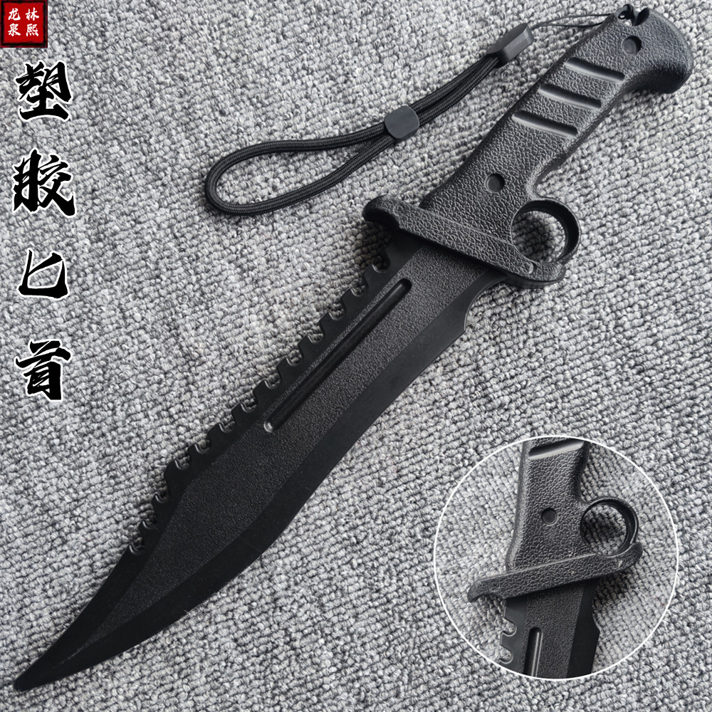 Plastic command sword, film and television shooting stage prop, cold weapon, polypropylene plastic practice fighting children's toy