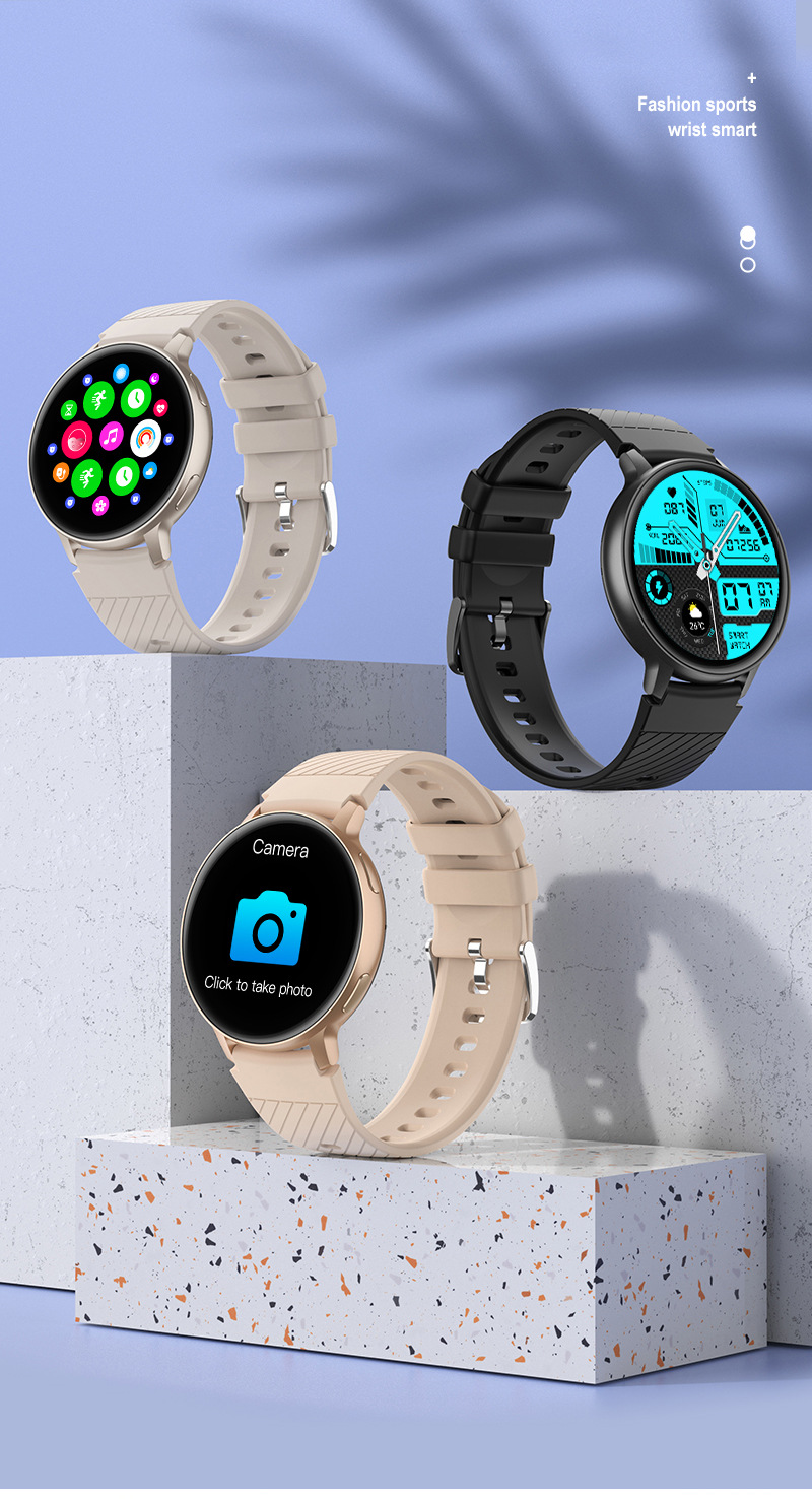 Smart Watch With Blood Pressure And Heart Rate Monitor Bluetooth_voghion.com