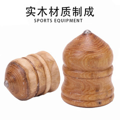 閃光木陀螺兒童木質冰尜實木製中老年健身槐木頭冰猴玩具擺攤批發