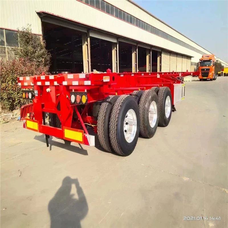 Продажа скелетных грузовиков, контейнерных скелетных грузовиков, 3-осных легких скелетных прицепов, алюминиевых скелетных полуприцепов.