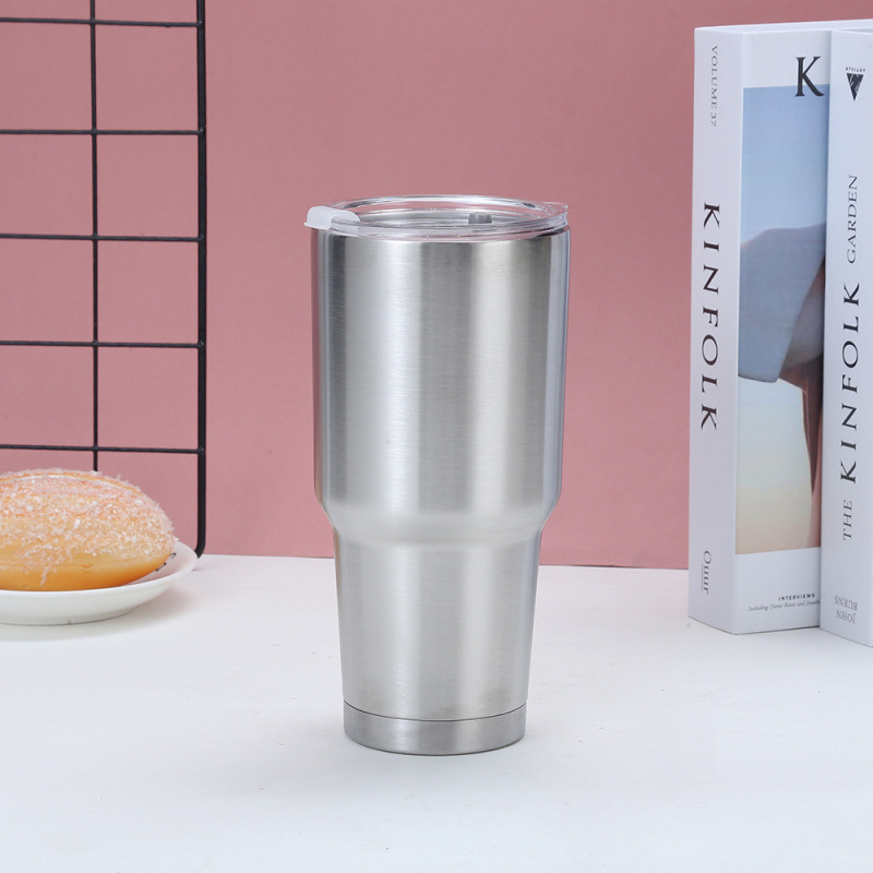 Taza de aislamiento transfronteriza 30OZ taza de hielo de doble capa de acero inoxidable taza de automóvil de gran capacidad taza de cerveza fabricante de origen rociado