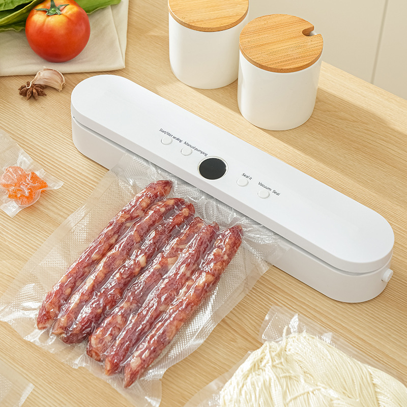 Transfronterizo vacío máquina de sellado de alimentos frescos carga pequeña máquina de envasado doméstico máquina de sellado automático de vacío de cristal líquido image 5