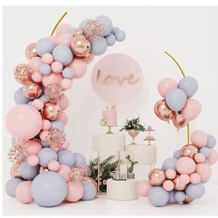 Wedding props foreign trade waving horn balloon arch welcome stage background welcome ornaments decoration wedding cross-border