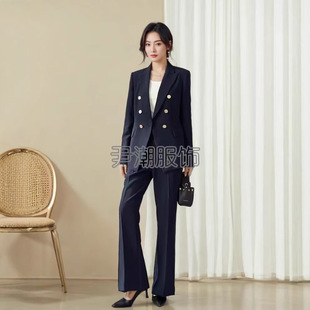 Professional Suit suit Civil Servant Interview Suit Female Professional High Sense Dress Small Waist Suit Jacket