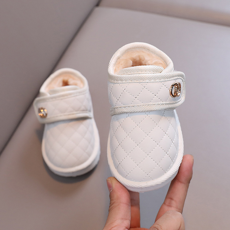 Biezi, plīša kokvilnas sniega zābaciņi, silti ziemas un meiteņu pastaigu apavi, mīksta zole, ūdensnecaurlaidīgi_voghion.com