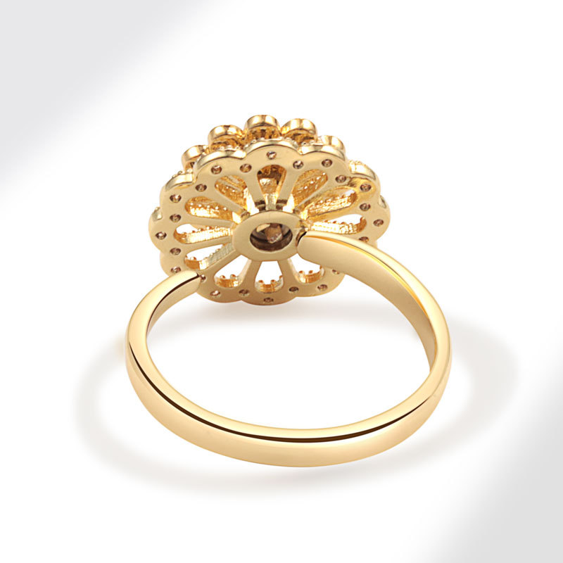 Oval Moissanite Engagement Ring In Silver Vintage Style_voghion.com