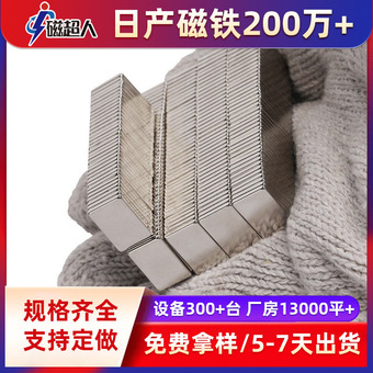 磁铁厂家供应磁吸积木磁铁长方形强磁磁钢小磁铁片吸铁石定制