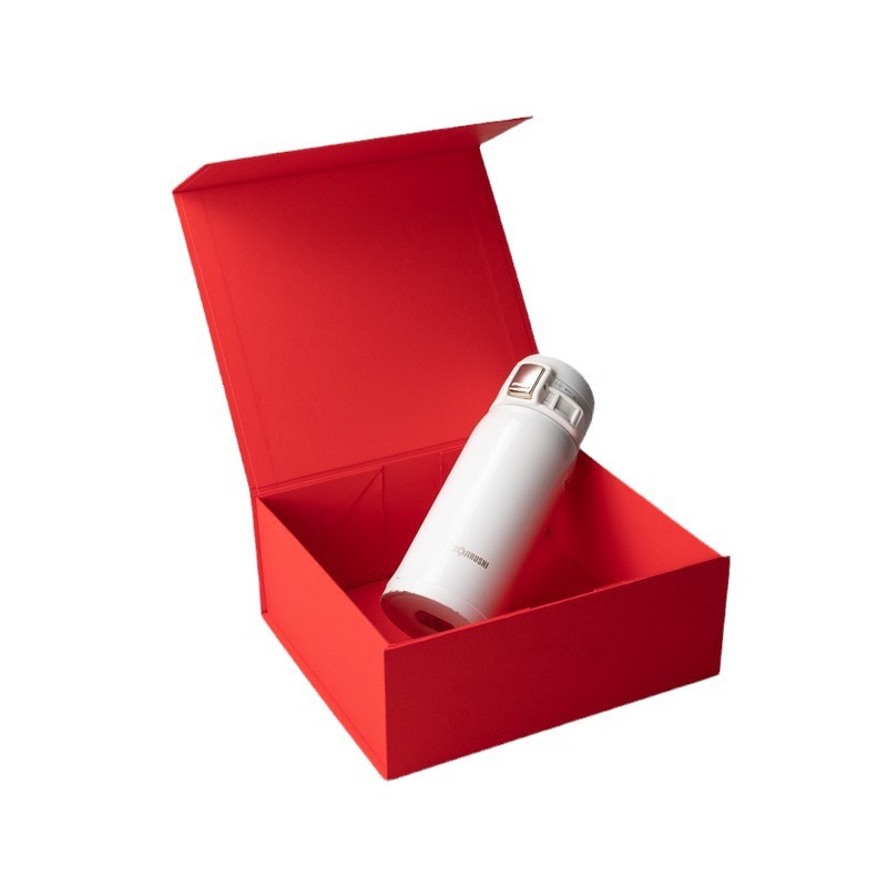 Bufanda plegable de color sólido caja de regalo magnética en stock flip portátil caja vacía caja de papel duro caja de embalaje de año nuevo de comercio exterior universal