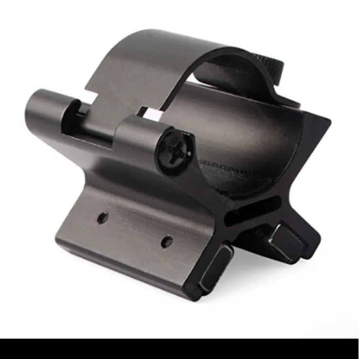 工厂跨境磁控夹子直径25.4mm手电筒夹具瞄准座快拆强吸铁支架