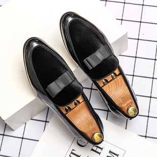 Aliexpress Suede Pointed Leather Shoes Men's Cross-Border Men's Large Size Spring and Autumn New Loafers Business Formal Small Leather Shoes