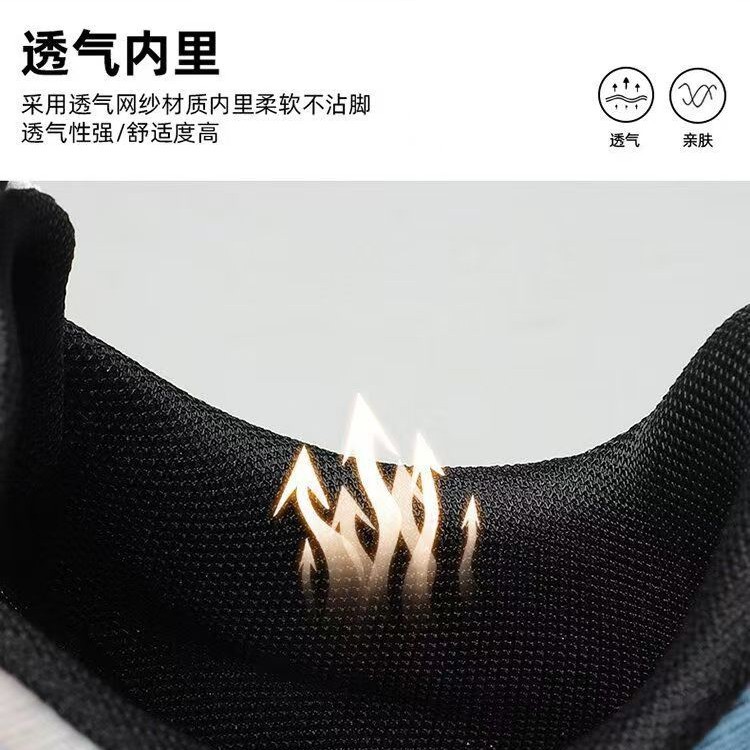 Zapatos deportivos para hombre, populares, transpirables, antideslizantes, resistentes al desgaste, informales, modernos para exteriores, ligeros para correr, con adhesivo en frío, listos para la venta, cómodos. image 5