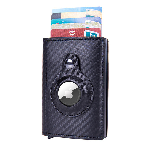Tracker card holder Amazon source aluminum alloy card holder carbon fiber card holder anti-theft card holder FRID