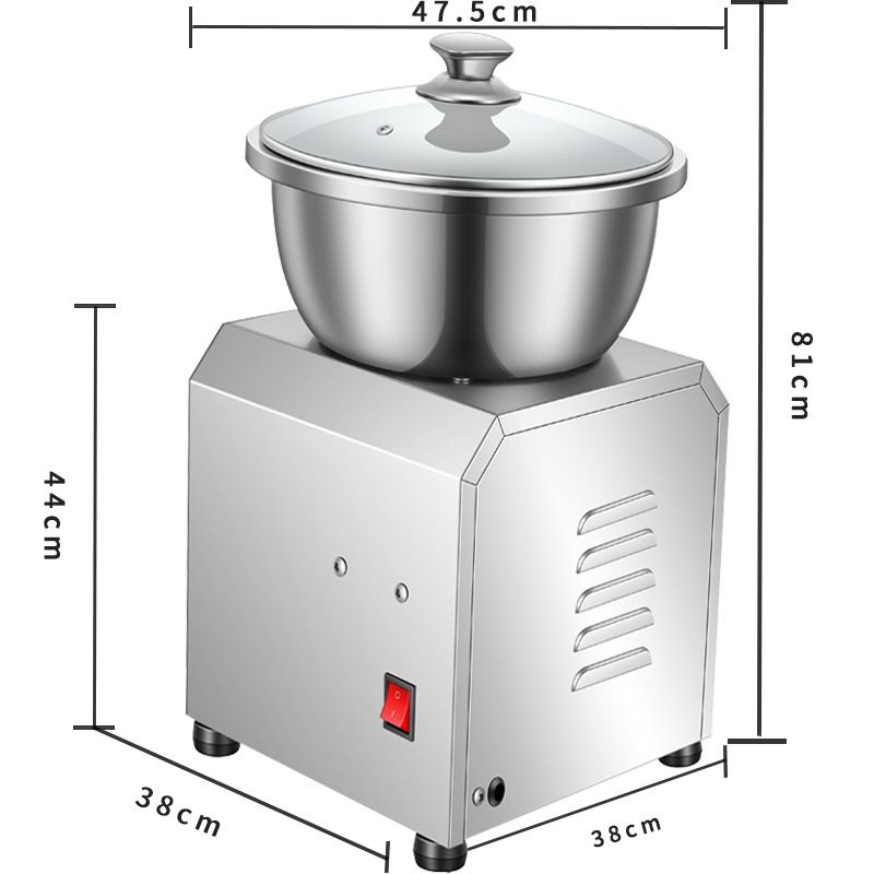 Máquina de masa de alta potencia comercial 5 / 8 / 15 kg máquina de masa de masa automática de acero inoxidable prensa de masa de doble propósito eléctrica