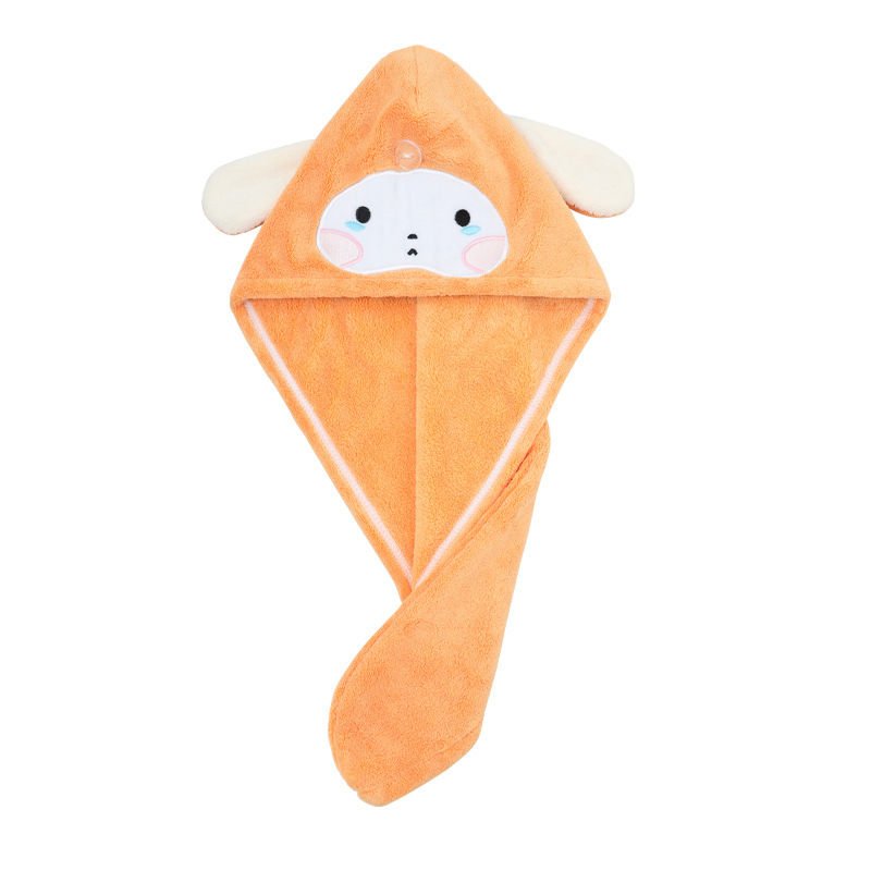 Three dimensional ginger hair towel
