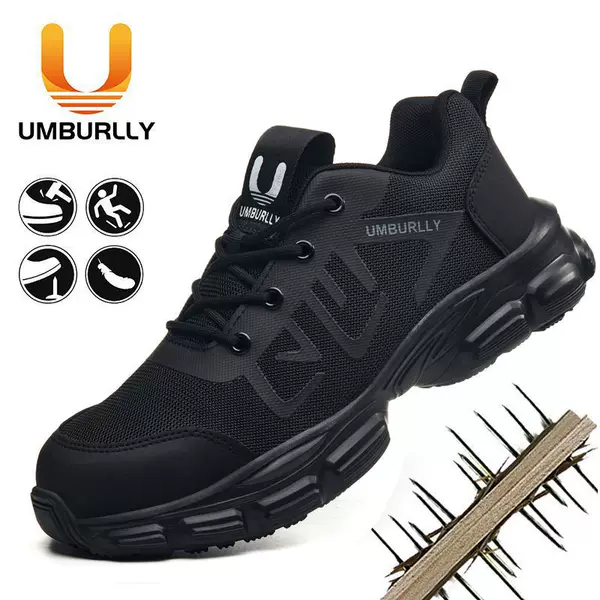 Cross-Border European Standard 4.0 Kevlar Fashionable Lightweight Breathable Work Safety Shoes Anti-Smash Anti-Puncture Safety Work Shoes