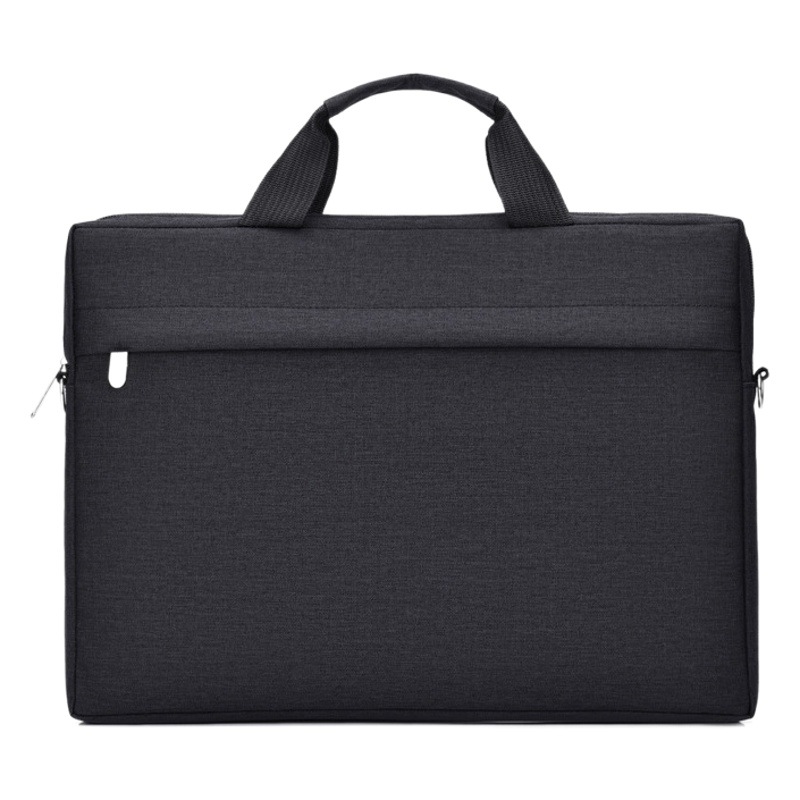 New Men's and Women's Business Casual Laptop Single-shoulder Portable Crossbody Briefcase Anti-splashing Water Add LOGO