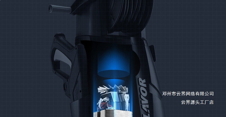 Yunjie High-Pressure Car Washing Machine for Home Use 220V High-Pressure Water Gun Garden Cleaning Machine High-Power Powerful Floor Cleaning and Car Washing Pump