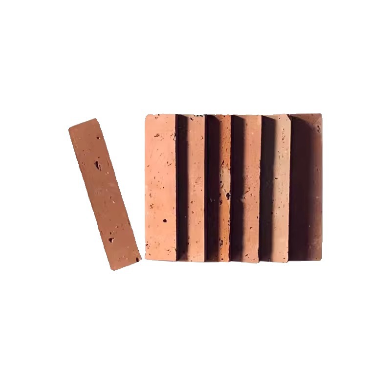 Ladrillos culturales, ladrillos rojos antiguos para construir casas, paredes de fondo de ladrillos azules antiguos, azulejos de pared exterior de villa de piedra cultural, rebanadas de ladrillos rojos retro