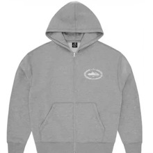 2025欧美新款拉链连帽衫卫衣情侣宽松街头运动拉链开衫外套热销