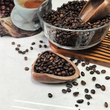 跨境新款胡桃木质咖啡豆盘秤豆碟咖啡木豆称量盘茶叶勺子咖啡配件