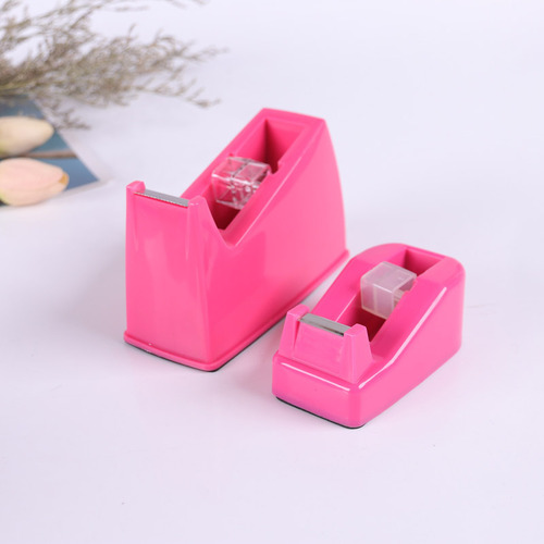 Small transparent tape cutter small tape holder floral packaging stationery tape table tape machine sealing wholesale