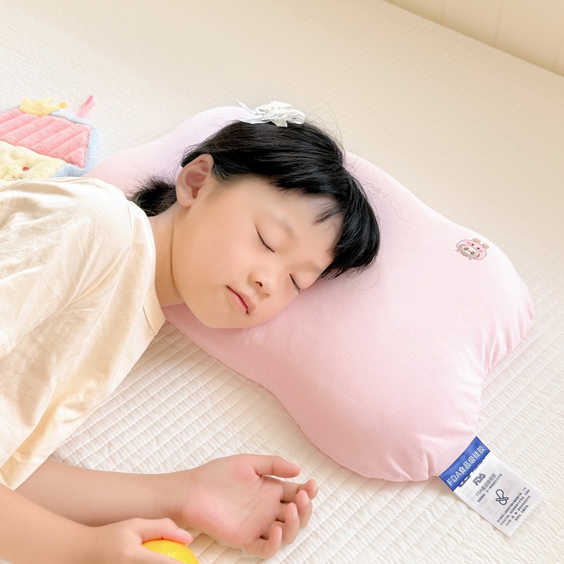 Classe A nube de silicona para niños jardín de infantes para estudiantes individuales almohada de cuello suave siesta almohada especial para dormir