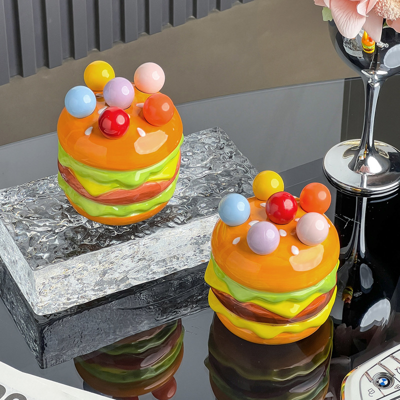 ドーパミンのハンバーガーの果物のフォークセットの軽い豪華なステンレスの小さいフォークの果物の署名の果物はデザートのフォークの収納缶を挿し込みます。|undefined