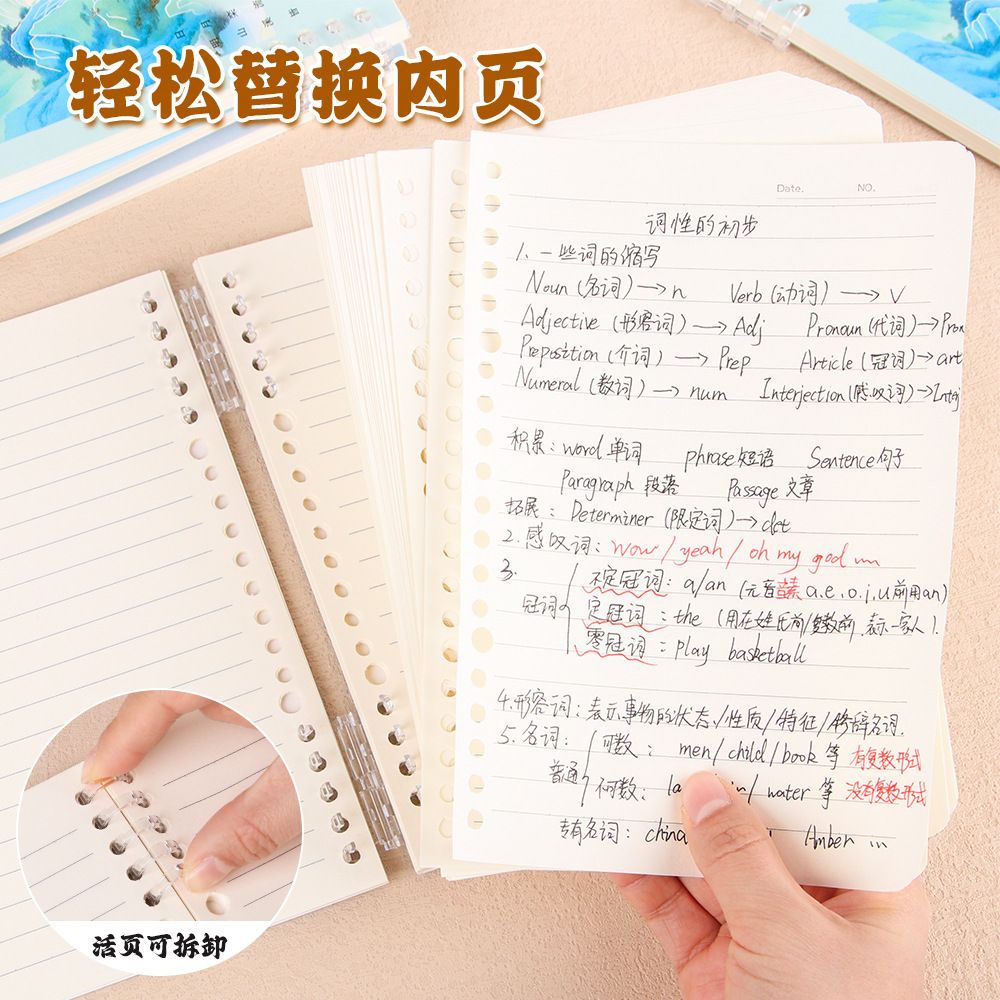 A5 estudiantes de alto valor de la cara cuaderno de notas de estilo antiguo creativo de la marea nacional engrosado cuaderno de notas al por mayor