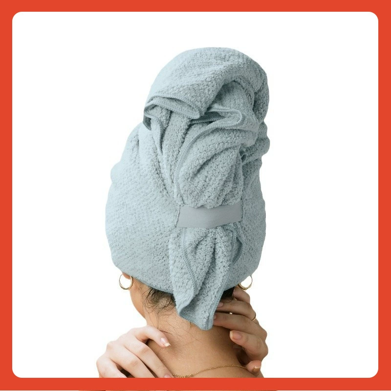 Cotton quick dry hair towel, increased thickness