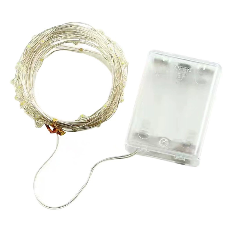 Свет строки батарейного отсека цвет света оптом цветок торт подарочная коробка украшения маленькая звезда светодиодная батарея Рождественский свет