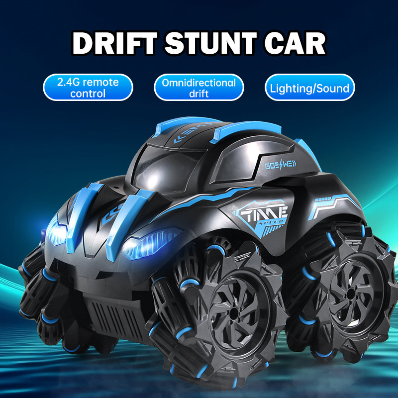 Nuevo transfronterizo de inducción de gestos doble pulverización de doble cara coche de chatarra rendimiento de venta caliente de deriva vehículo de control remoto 4WD