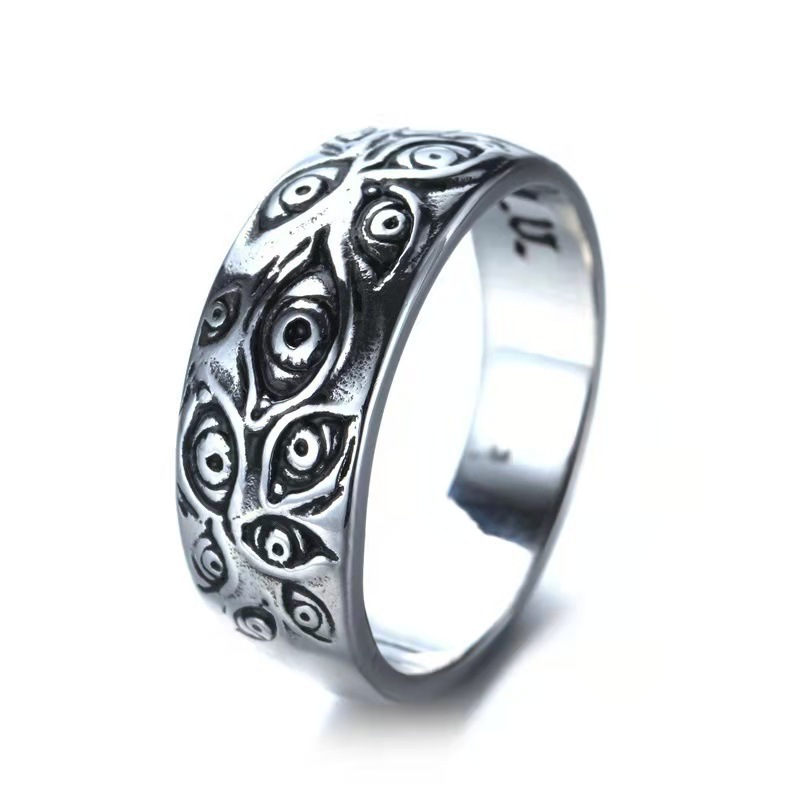 Ig Style Cool Style Eye Alloy Plating Men's Rings display picture 1