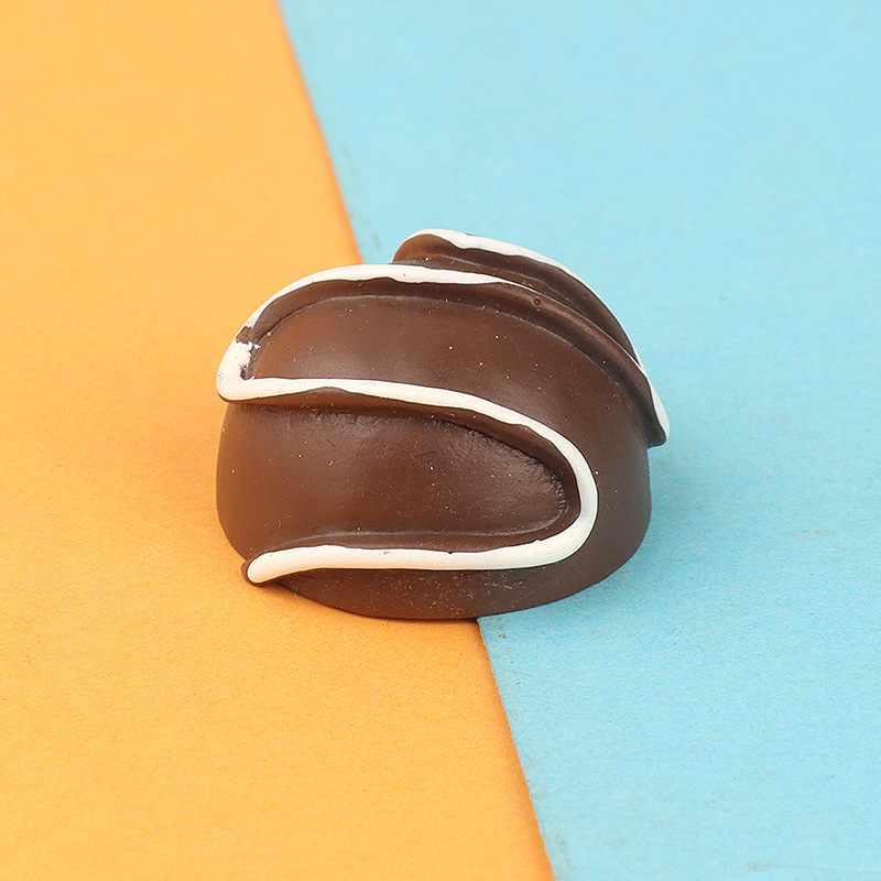 新しいカレー系クリームチョコレートdiyクリームゴム携帯ケース手作り髪クリップ髪飾り材料|undefined