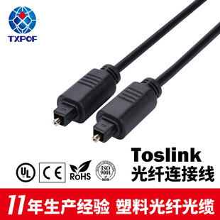Toslink fiber optic cable HD AV player system plastic optical fiber industrial control TX-TP-013