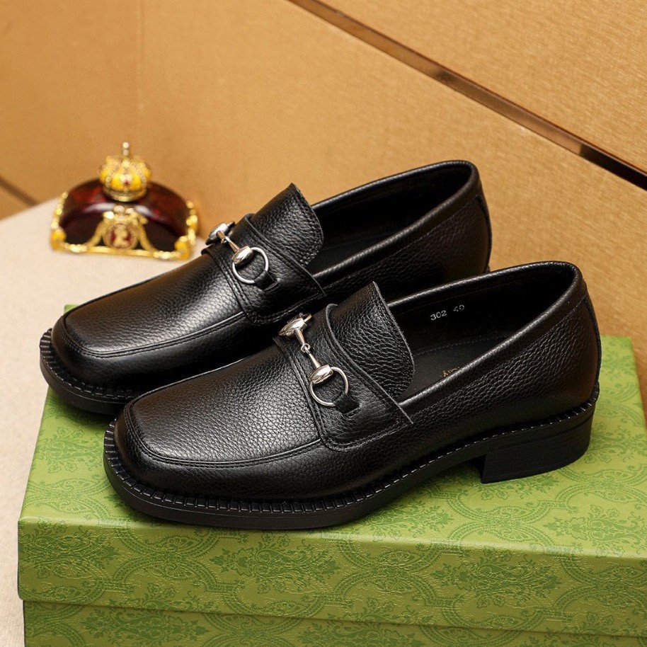 1:1原标原盒新款男士乐福鞋真皮商务休闲皮鞋一脚蹬男鞋司机鞋