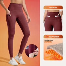 S 53723 Warm High Waist Leggings ��ů��� ����ѷ�羳ŷ��