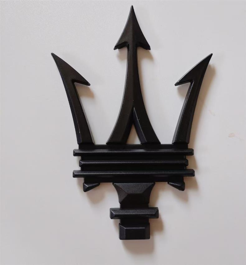 New Maserati emblem, Ghibli side emblem, Levante, President, Ghibli hood and tail emblem, modification