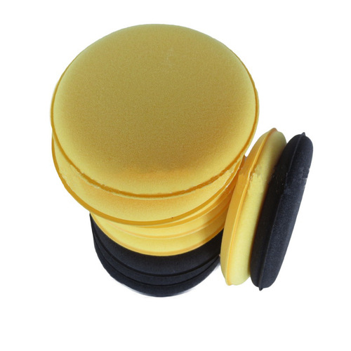 Round edge sponge block for car polishing, waxing, and crystal coating; car washing, wiping, and beauty cleaning sponge