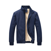 卡哈特冬季棉衣加绒加厚男士棉袄外套飞行夹克立领加大码中年男装