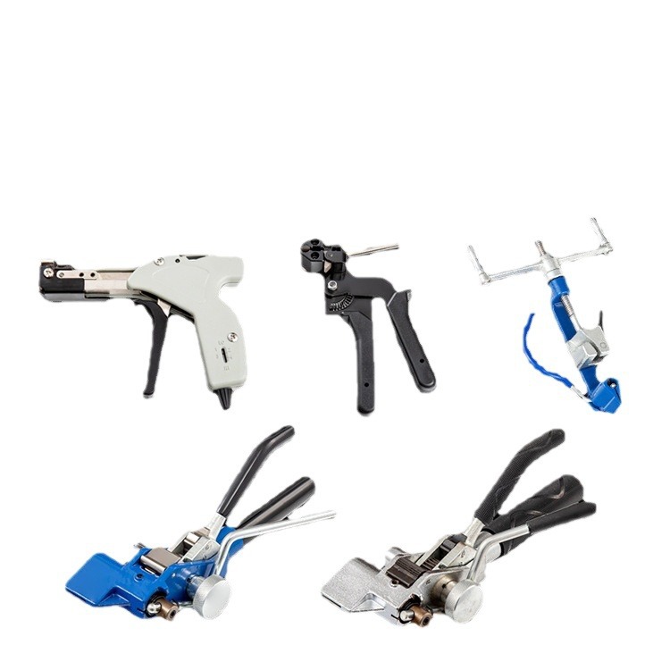 Fabricantes de acero inoxidable al por mayor herramientas de agrupación tijeras agrupación pinzas de agrupación carrete de empaque cortar tensor Amazon