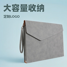 爆款跨境A4文件袋资料袋商务公文包合同票据收纳袋大容量可印LOGO