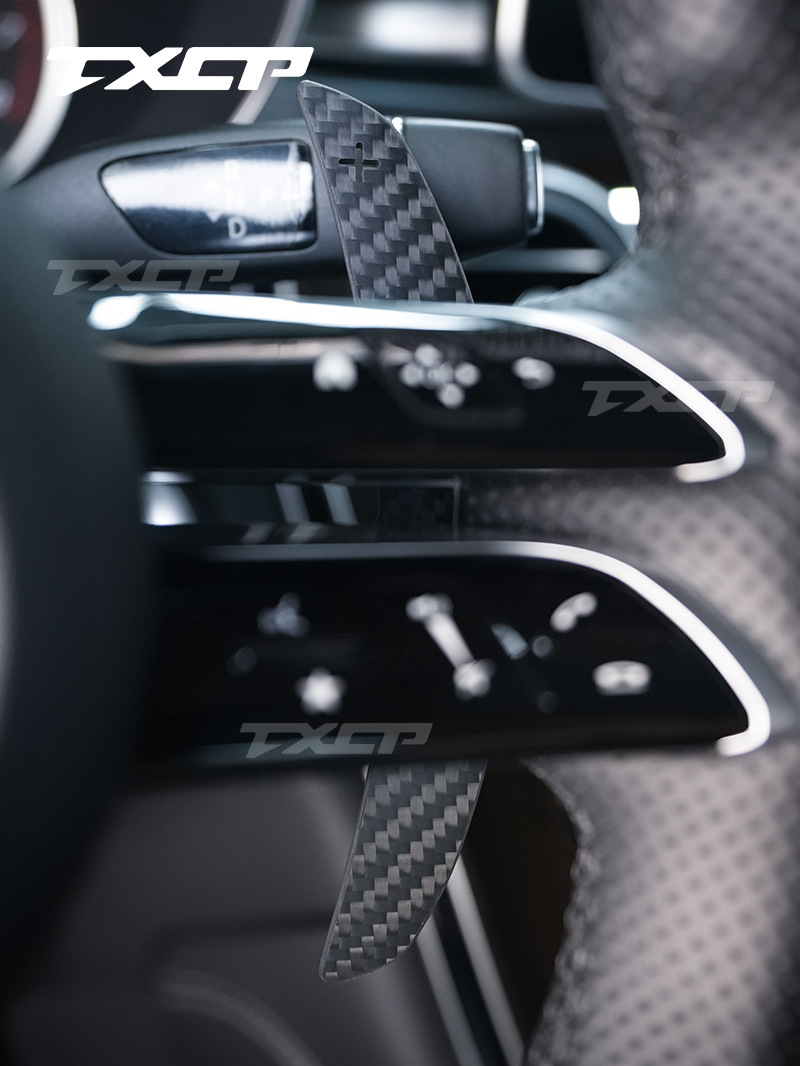 Suitable for Mercedes-Benz A/B/C/G/E-Class Cla/Cls/Glc Dragonfly Steering Wheel Carbon Fiber Magnetic Shift Paddle