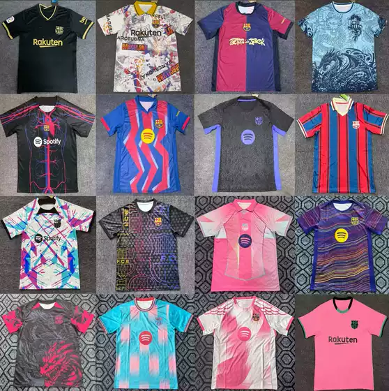 Cross-Border Dropshipping 25/26 Season Thai Version Barcelona Collection Real Madrid Paris Barcelona Football Jersey