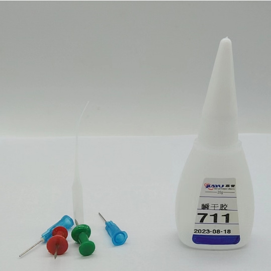 厂家直711强力瞬干胶 石材 金属 塑胶材质快速粘接 环保 无白化