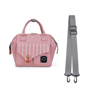 Cross-border New Portable Mummy Bag Small Summer Out Shoulder Maternal and Baby Bag Fashion Hot Mom Travel Bag