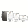 Transparent set, 3 piece set
