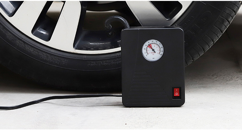 Portable Car Tire Inflator with Gauge
