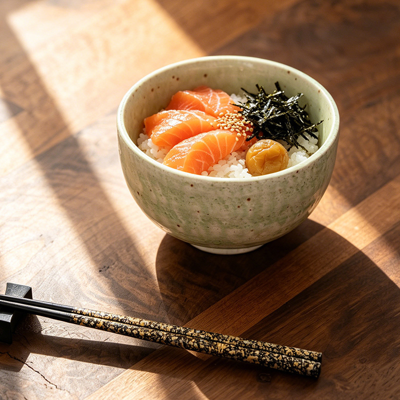 Official Genuine Japanese Imported Mino Ware Summer Noodle Bowl, Japanese-Style Household Large Rice Bowl, Light Luxury Retro Ceramic Tableware